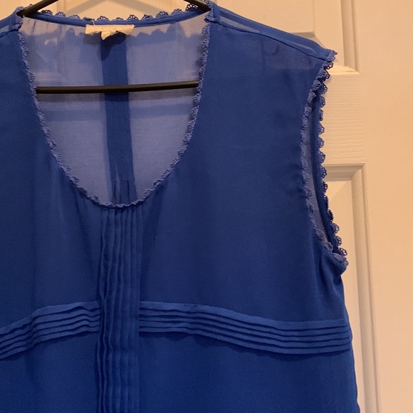 Blue Womens Blouse Size Large - Picture 3 of 6